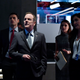 Adan Canto, Kiefer Sutherland, Italia Ricci, Alicia Coppola (Photo: ABC/Ben Mark Holzberg)